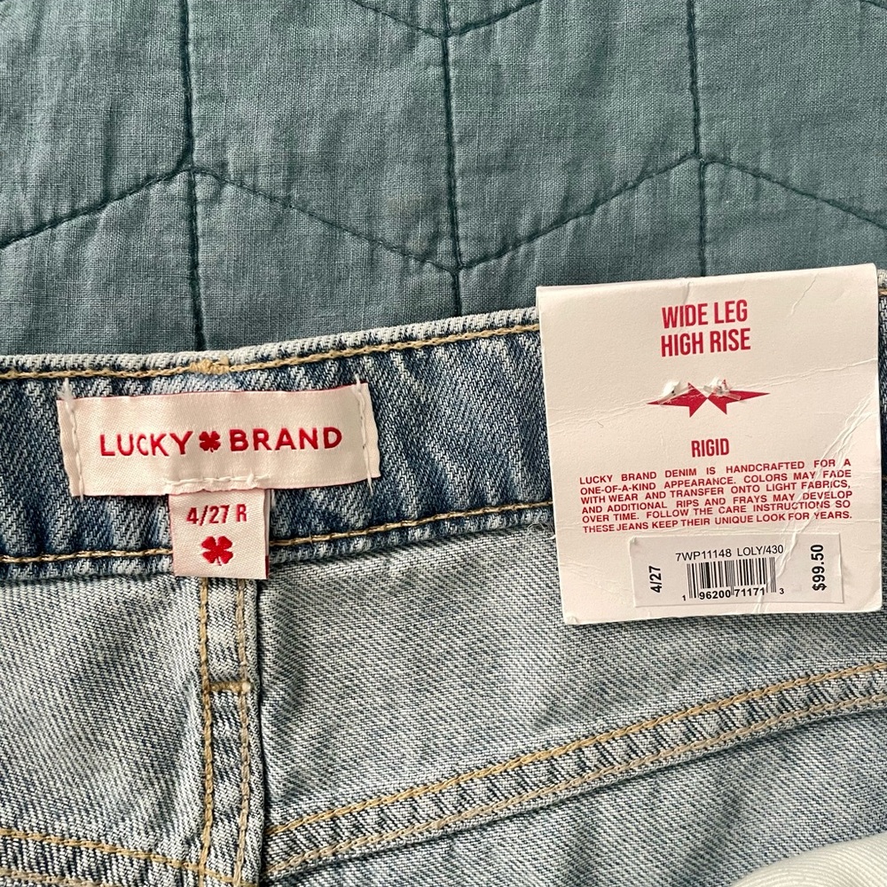 Lucky Brand Women's Denim Wide Leg Jeans